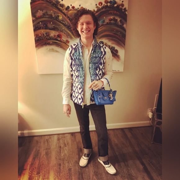 💙HTF/RARE Lilly Pulitzer💙 - Essia Masterpiece Puffer Vest - Picture 4 of 15